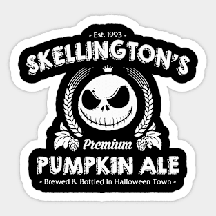 Skellington's Pumpkin Ale Sticker